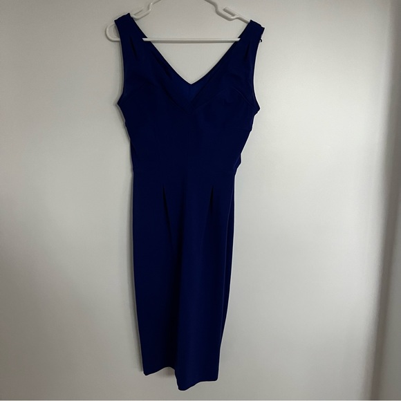Diane Von Furstenberg Duke Electric Blue dress size 6 - Picture 4 of 9